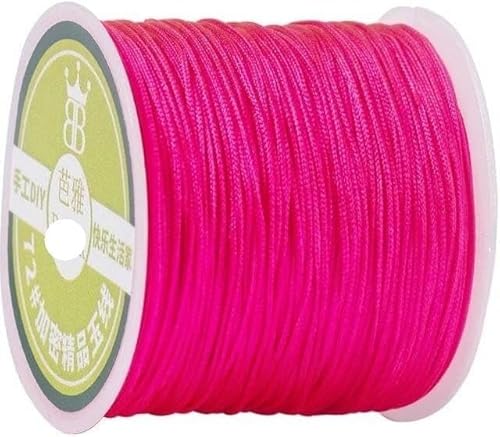 Geflochtenes Seil, 0,8 mm Nylonschnur Seil Halskette Armband Seil geflochtene Quasten DIY Perlen String Geflochtenes Seil, 0,8 mm Nylonschnur Seil Halskette Armband Seil geflochtene Quasten DIY Perlen String von TYUrmiui