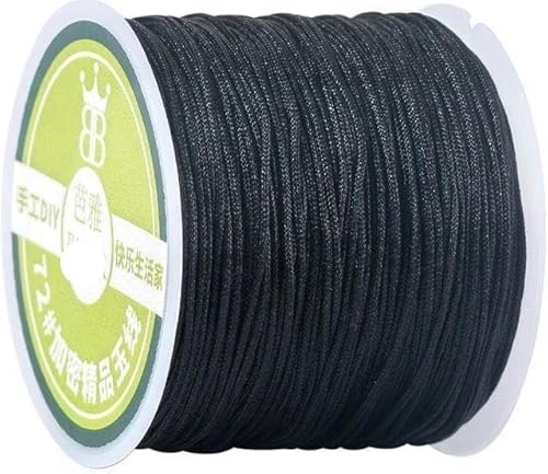 Geflochtenes Seil, 0,8 mm Nylonschnur Seil Halskette Armband Seil geflochtene Quasten DIY Perlen String Geflochtenes Seil, 0,8 mm Nylonschnur Seil Halskette Armband Seil geflochtene Quasten DIY Perlen String von TYUrmiui