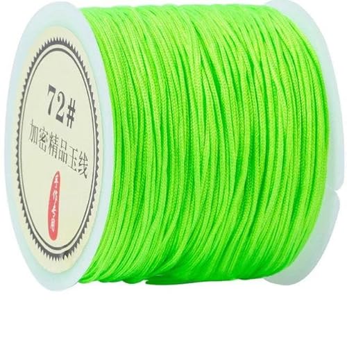 Geflochtenes Seil, 0,8 mm Nylonschnur Seil Halskette Armband Seil geflochtene Quasten DIY Perlen String Geflochtenes Seil, 0,8 mm Nylonschnur Seil Halskette Armband Seil geflochtene Quasten DIY Perlen String von TYUrmiui