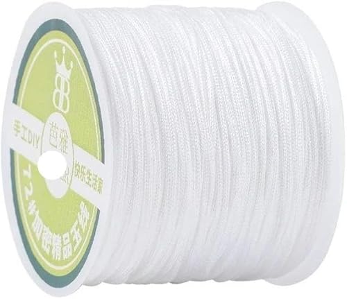 Geflochtenes Seil, 0,8 mm Nylonschnur Seil Halskette Armband Seil geflochtene Quasten DIY Perlen String Geflochtenes Seil, 0,8 mm Nylonschnur Seil Halskette Armband Seil geflochtene Quasten DIY Perlen String von TYUrmiui