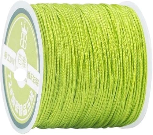 Geflochtenes Seil, 0,8 mm Nylonschnur Seil Halskette Armband Seil geflochtene Quasten DIY Perlen String Geflochtenes Seil, 0,8 mm Nylonschnur Seil Halskette Armband Seil geflochtene Quasten DIY Perlen String von TYUrmiui