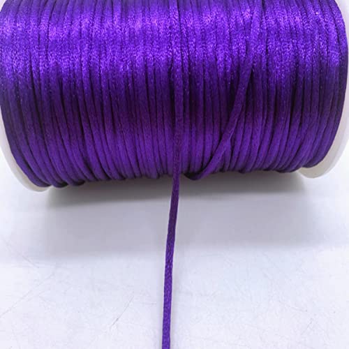 Geflochtenes Seil, 2,5 mm Nylonschnur Armband geflochten String DIY Quasten Perlen Thread Geflochtenes Seil, 2,5 mm Nylonschnur Armband geflochten String DIY Quasten Perlen Thread von TYUrmiui
