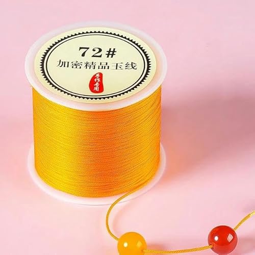 Geflochtenes Seil, 50 m/Rolle 0,8 mm Nylon-Armbänder geflochtene Schnur for Quasten DIY Perlen String Geflochtenes Seil, 50 m/Rolle 0,8 mm Nylon-Armbänder geflochtene Schnur for Quasten DIY Perlen String von TYUrmiui