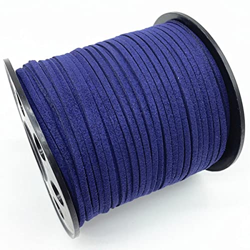 Geflochtenes Seil, 95 Yards 3 mm flache geflochtene Kordel aus Wildlederimitat for DIY-Schmuckherstellungszubehör Geflochtenes Seil, 95 Yards 3 mm flache geflochtene Kordel aus Wildlederimitat for DIY-Schmuckherstellungszubehör von TYUrmiui