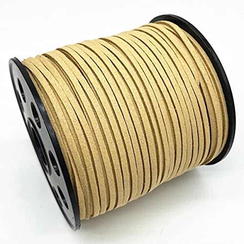 Geflochtenes Seil, 95 Yards 3 mm flache geflochtene Kordel aus Wildlederimitat for DIY-Schmuckherstellungszubehör Geflochtenes Seil, 95 Yards 3 mm flache geflochtene Kordel aus Wildlederimitat for DIY-Schmuckherstellungszubehör von TYUrmiui