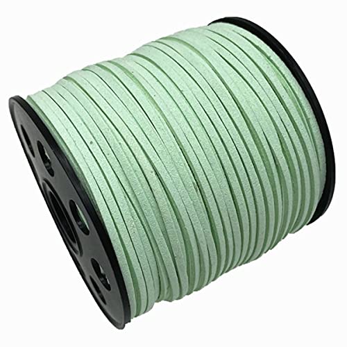 Geflochtenes Seil, 95 Yards 3 mm flache geflochtene Kordel aus Wildlederimitat for DIY-Schmuckherstellungszubehör Geflochtenes Seil, 95 Yards 3 mm flache geflochtene Kordel aus Wildlederimitat for DIY-Schmuckherstellungszubehör von TYUrmiui