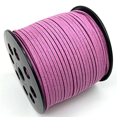 Geflochtenes Seil, 95 Yards 3 mm flache geflochtene Kordel aus Wildlederimitat for DIY-Schmuckherstellungszubehör Geflochtenes Seil, 95 Yards 3 mm flache geflochtene Kordel aus Wildlederimitat for DIY-Schmuckherstellungszubehör von TYUrmiui