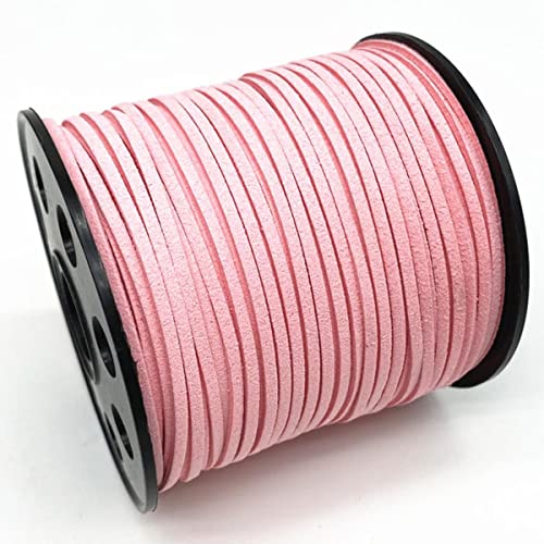 Geflochtenes Seil, 95 Yards 3 mm flache geflochtene Kordel aus Wildlederimitat for DIY-Schmuckherstellungszubehör Geflochtenes Seil, 95 Yards 3 mm flache geflochtene Kordel aus Wildlederimitat for DIY-Schmuckherstellungszubehör von TYUrmiui