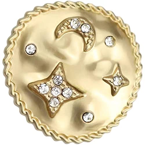 Zierknöpfe, 5 Stück goldfarbene Strass-Metallknöpfe for Kleidung, Oberbekleidung, Nähdekoration Zierknöpfe, 5 Stück goldfarbene Strass-Metallknöpfe for Kleidung, Oberbekleidung, Nähdekoration von TYUrmiui