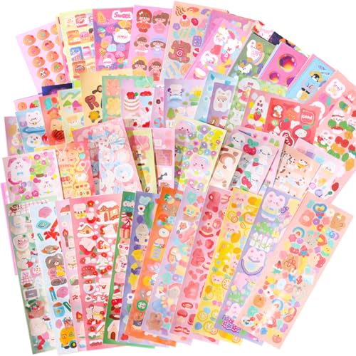 TYXHXTF 100 Blatt Aufkleber, Sticker Set, Sticker Aufkleber, Aufkleber für Kinder, Sticker Mädchen, für Mädchen, für Kinder Girls Boys von TYXHXTF