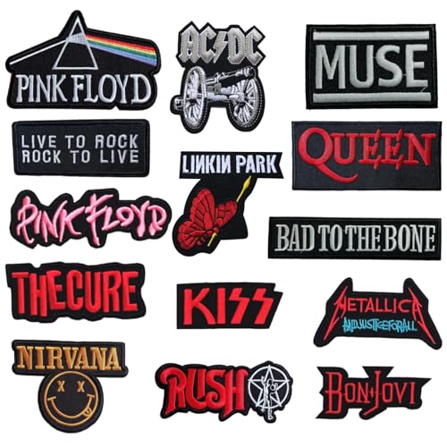 TYXHXTF 14 Stück BüGelflicken, Flicken zum Aufbügeln, Patches Zum AufbüGeln, Bestickte Aufnäher, Bügel Patches, für Kleidung Jeans T-Shirt Taschen Textilien TYXHXTF 14 Stück BüGelflicken, Flicken zum Aufbügeln, Patches Zum AufbüGeln, Bestickte Aufnäher, Bügel Patches, für Kleidung Jeans T-Shirt Taschen Textilien von TYXHXTF