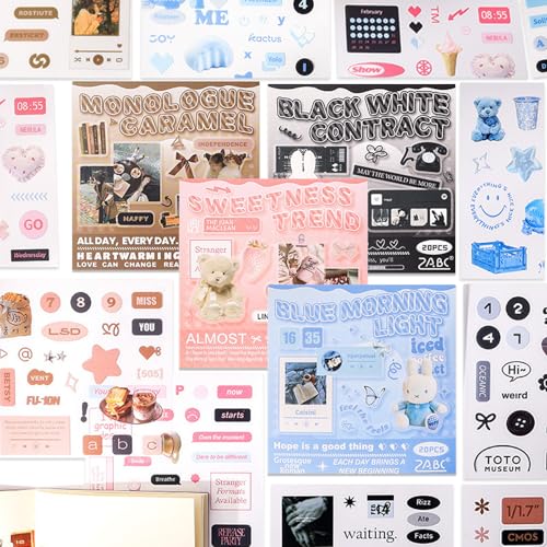 TYXHXTF 1700PCS Vintage Scrapbook Aufkleber Set, Reise Scrapbooking Aufkleber, Aufkleber für DIY Koffer Scrapbook Skateboard Laptop Motorrad Wasserfest TYXHXTF 1700PCS Vintage Scrapbook Aufkleber Set, Reise Scrapbooking Aufkleber, Aufkleber für DIY Koffer Scrapbook Skateboard Laptop Motorrad Wasserfest von TYXHXTF