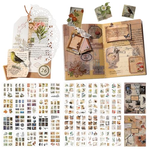 TYXHXTF 2PCS 20 Seiten Scrapbooking Sticker, Scrapbook Zubehör, Selbstklebend Aufkleber Set Verschiedene Muster, für DIY Fotoalbum Tagebuch Notizbuch Journal Kalender TYXHXTF 2PCS 20 Seiten Scrapbooking Sticker, Scrapbook Zubehör, Selbstklebend Aufkleber Set Verschiedene Muster, für DIY Fotoalbum Tagebuch Notizbuch Journal Kalender von TYXHXTF
