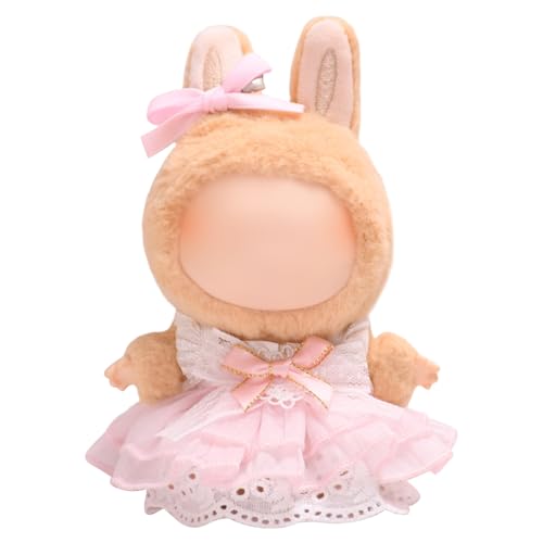 TYXHXTF Labubu Puppenkleidung, Passende Kleidung für Die Labubu-Plüsch Toy, 17 cm Kleid für Labubu Puppe, Labubu Kleidung Plüsch for Girls TYXHXTF Labubu Puppenkleidung, Passende Kleidung für Die Labubu-Plüsch Toy, 17 cm Kleid für Labubu Puppe, Labubu Kleidung Plüsch for Girls von TYXHXTF