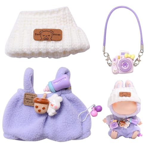 TYXHXTF pop-La-pu-bu Puppenkleidung, bu-bu Plush Doll Clothes, La-bu Accessories for Doll, Passende Kleidung für Die La-bu-bu-Plüsch Toy, 17 cm Große Kleidung für La-bu Puppe, for DIY Children's Gifts TYXHXTF pop-La-pu-bu Puppenkleidung, bu-bu Plush Doll Clothes, La-bu Accessories for Doll, Passende Kleidung für Die La-bu-bu-Plüsch Toy, 17 cm Große Kleidung für La-bu Puppe, for DIY Children's Gifts von TYXHXTF