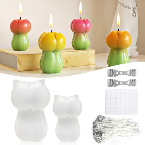 TZEKING 114 Stück Kerzen Silikonformen,Tulpe Kerzen Gießen Formen,Tulpe Silicone Kerzenform,3D Silikonform Kerzen,Silikonformen Gießformen Kerzen Blumen,für DIY Handgefertigten TZEKING 114 Stück Kerzen Silikonformen,Tulpe Kerzen Gießen Formen,Tulpe Silicone Kerzenform,3D Silikonform Kerzen,Silikonformen Gießformen Kerzen Blumen,für DIY Handgefertigten von TZEKING