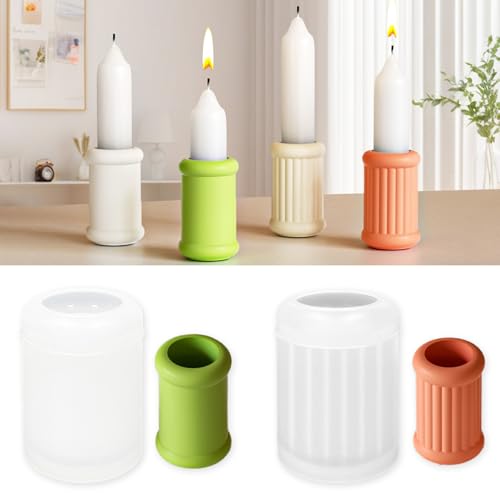 TZEKING 2 Stück Silikonformen Gießformen Kerzenhalter,Silikonform Weihnachten,Kerzenform Giessform,DIY Gießformen Silikon,Kerzen Formen Silikon für Bastelarbeiten TZEKING 2 Stück Silikonformen Gießformen Kerzenhalter,Silikonform Weihnachten,Kerzenform Giessform,DIY Gießformen Silikon,Kerzen Formen Silikon für Bastelarbeiten von TZEKING