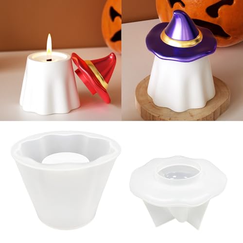 TZEKING Silikonform Halloween,Geistern Aufbewahrungsbox mit Deckel,Geist Silikonform Dose,DIY Silikon Gießform Herbst Geister Kerzenform TZEKING Silikonform Halloween,Geistern Aufbewahrungsbox mit Deckel,Geist Silikonform Dose,DIY Silikon Gießform Herbst Geister Kerzenform von TZEKING