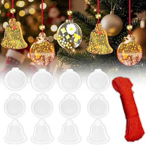 TZEKING Silikonform Weihnachten,12PCS Silikonform Weihnachten Anhänger,Silikonformen Gießformen Weihnachten,Silikon Gießform Anhänger,für Weihnachtsdekorationen TZEKING Silikonform Weihnachten,12PCS Silikonform Weihnachten Anhänger,Silikonformen Gießformen Weihnachten,Silikon Gießform Anhänger,für Weihnachtsdekorationen von TZEKING