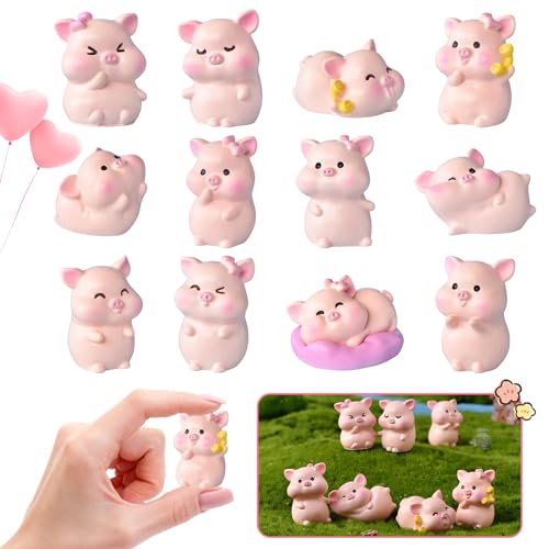 TZQFROCE 12 Stück Kleine Glücksschweine Glücksschweinchen Figuren Tortendeko Schwein Kleines Glücksbringer Schwein für DIY Handwerk Kuchen Decoratinon Kind Geburtstag Party TZQFROCE 12 Stück Kleine Glücksschweine Glücksschweinchen Figuren Tortendeko Schwein Kleines Glücksbringer Schwein für DIY Handwerk Kuchen Decoratinon Kind Geburtstag Party von TZQFROCE