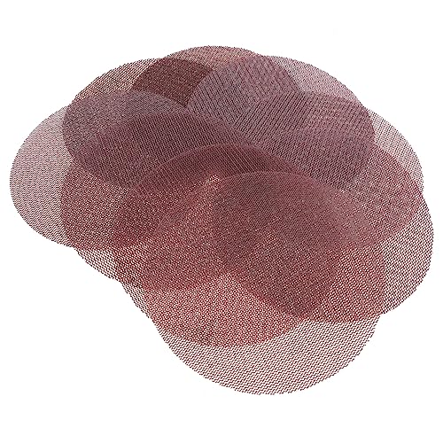 TZUGSM Netzschleifscheiben 10 Stück 6 Zoll 150 mm Mesh Haken & Schleife Schleifstaubfreie Scheibe Anti-Blocking Schleifpapier for Holzmöbel(Grit 1000) von TZUGSM