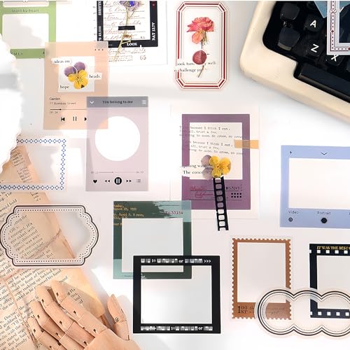 Scrapbooking Stickers Zubehör 60Pcs,Decoration Sticker Aufkleber Scrapbooking Papier für Scrapbook,Photo Album Diary Notebook ,Journal ,Calendar, Bullet Journal Zubehör Sticker PET DIY Art Scrapbooking Stickers Zubehör 60Pcs,Decoration Sticker Aufkleber Scrapbooking Papier für Scrapbook,Photo Album Diary Notebook ,Journal ,Calendar, Bullet Journal Zubehör Sticker PET DIY Art von Ta Merry