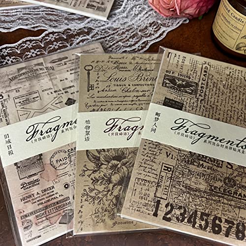 Scrapbooking Zubehör 90 Stück Papier Sticker Set Journaling Zubehör Aufkleber 3 Themen Vintage Scrapbook Papier Stickers Aesthetic Bullet Journal Sticker für Fotoalbum,Scrapbook,Kartenherstellung,DIY Scrapbooking Zubehör 90 Stück Papier Sticker Set Journaling Zubehör Aufkleber 3 Themen Vintage Scrapbook Papier Stickers Aesthetic Bullet Journal Sticker für Fotoalbum,Scrapbook,Kartenherstellung,DIY von Ta Merry