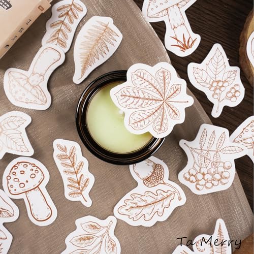 Ta Merry Kawaii Scrapbook-Zubehör, Scrapbooking-Zubehör, 46 Stück, Wald-Mini-Aufkleber, ästhetische Aufkleber für Erwachsene, Journaling-Zubehör, ästhetische Aufkleber für Scrapbooking, Ta Merry Kawaii Scrapbook-Zubehör, Scrapbooking-Zubehör, 46 Stück, Wald-Mini-Aufkleber, ästhetische Aufkleber für Erwachsene, Journaling-Zubehör, ästhetische Aufkleber für Scrapbooking, von Ta Merry