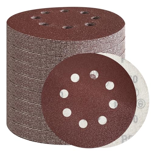 105 Stück Schleifpapier 125mm Klett,8 Loch schleifscheiben 125mm Rund klett für Exzenterschleifer 15x 60/80/100/120/180/240/320 105 Stück Schleifpapier 125mm Klett,8 Loch schleifscheiben 125mm Rund klett für Exzenterschleifer 15x 60/80/100/120/180/240/320 von Taakige