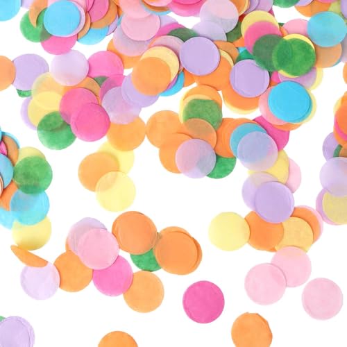 6000 Stück Papier Konfetti Bunt für Hochzeit, Geburtstag, Tisch Deko, Streu Dekoration, Silber Glitzer für Gender Reveal Luftballons, Geschenkbox 6000 Stück Papier Konfetti Bunt für Hochzeit, Geburtstag, Tisch Deko, Streu Dekoration, Silber Glitzer für Gender Reveal Luftballons, Geschenkbox von Taasmoog