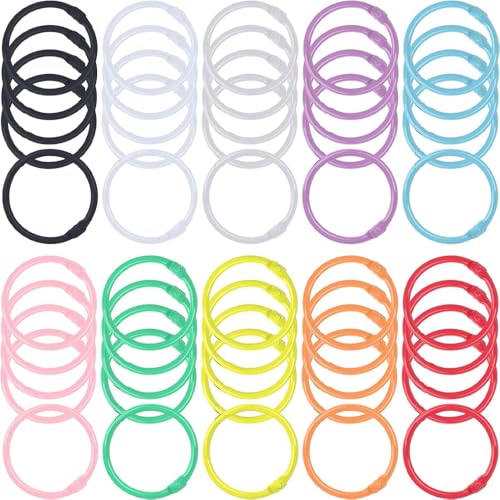 80 Stück Binder Ringe, Buchringe 30mm Metall Ringe Buchbinderinge Ringbinder Heftringe Schlüsselringe Bunt Karteikarten Ringe für Schlüsselringe Scrapbook Album Memo-Ablage 80 Stück Binder Ringe, Buchringe 30mm Metall Ringe Buchbinderinge Ringbinder Heftringe Schlüsselringe Bunt Karteikarten Ringe für Schlüsselringe Scrapbook Album Memo-Ablage von Taasmoog