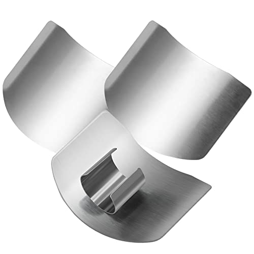 Fingerschutz aus Edelstahl, 3 Stück Edelstahl-Fingerschutz zum Schneiden Küchenfingerschutz Küchenwerkzeuge zum Schutz Ihrer Finger und Fingernagelz Fingerschutz aus Edelstahl, 3 Stück Edelstahl-Fingerschutz zum Schneiden Küchenfingerschutz Küchenwerkzeuge zum Schutz Ihrer Finger und Fingernagelz von Taasmoog