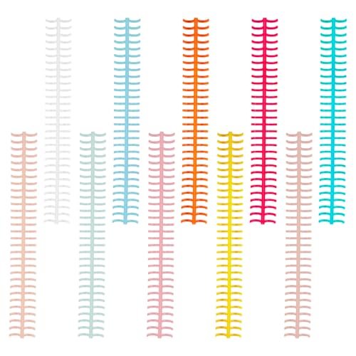 Tabanzhe Binderücken - 10 Stück Binderücken Kämme mit 30 Löchern, Kunststoff, Klickbuch, Spiralbinder, Spulen für Studenten, Lehrer, Dokumente, Datei, Schule, Bürobedarf Tabanzhe Binderücken - 10 Stück Binderücken Kämme mit 30 Löchern, Kunststoff, Klickbuch, Spiralbinder, Spulen für Studenten, Lehrer, Dokumente, Datei, Schule, Bürobedarf von Tabanzhe