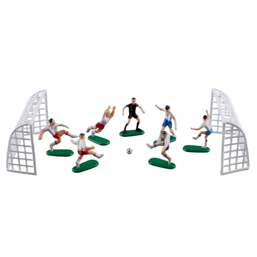 Tabanzhe Fußball-Kuchenaufsatz-Set, 10 Stück, personalisierbar, Fußball-Geburtstagskuchendekorationen für Jungen und Herren, Sport-Motto-Party, Cupcake und Kuchendekoration Tabanzhe Fußball-Kuchenaufsatz-Set, 10 Stück, personalisierbar, Fußball-Geburtstagskuchendekorationen für Jungen und Herren, Sport-Motto-Party, Cupcake und Kuchendekoration von Tabanzhe
