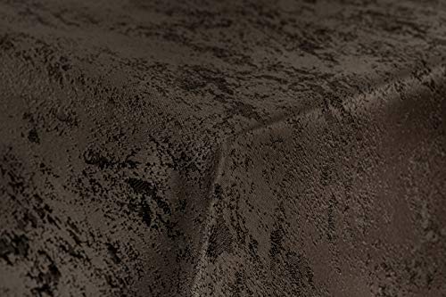 First-Tex Tischdecke Damast Jacquard Brilliant Meliert 130x220 eckig in Dunkelbraun mit gerade Saumkante First-Tex Tischdecke Damast Jacquard Brilliant Meliert 130x220 eckig in Dunkelbraun mit gerade Saumkante von Tabibito