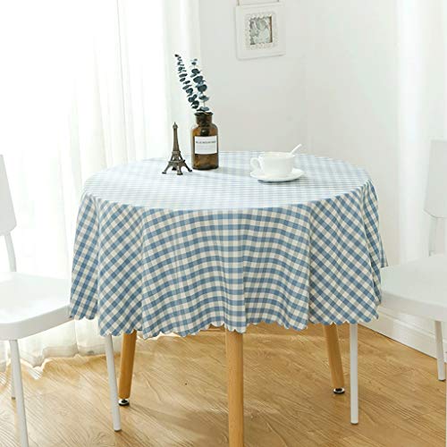Tablecloth QIN Runde Tischdecken Modern Rot Und Weiß Kariert Waschbare Baumwollwäsche Auslaufsichere Tischdecken Für Runde Tische Drinnen Draußen Camping Picknick Kreistischdecke, 5 Farben Tablecloth QIN Runde Tischdecken Modern Rot Und Weiß Kariert Waschbare Baumwollwäsche Auslaufsichere Tischdecken Für Runde Tische Drinnen Draußen Camping Picknick Kreistischdecke, 5 Farben von Tablecloth QIN