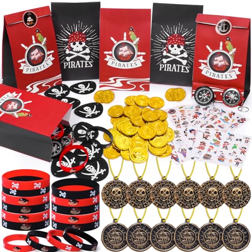 Piraten Mitgebsel Kindergeburtstag 92STK. Piratenparty Geschenketüte Silikonarmband Halsketten Schlüsselanhänger Filz Augenklappen Schnurrbart Tattoos Give Aways Kindergeburtstag für Mädchen Jungen Piraten Mitgebsel Kindergeburtstag 92STK. Piratenparty Geschenketüte Silikonarmband Halsketten Schlüsselanhänger Filz Augenklappen Schnurrbart Tattoos Give Aways Kindergeburtstag für Mädchen Jungen von Tacobear