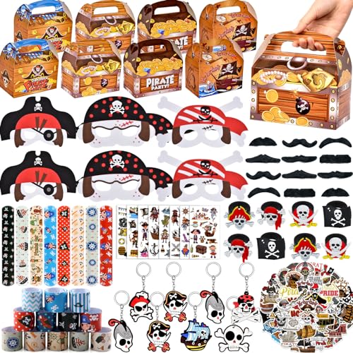 Tacobear 114Stk Piraten Mitgebsel Kindergeburtstag Piraten Maske Schatzkiste Geschenkbox Schnapparmband Schlüsselanhänger Ringe Tattoos Aufkleber Schnurrbart Piraten Party Gastgeschenke Geburtstag Tacobear 114Stk Piraten Mitgebsel Kindergeburtstag Piraten Maske Schatzkiste Geschenkbox Schnapparmband Schlüsselanhänger Ringe Tattoos Aufkleber Schnurrbart Piraten Party Gastgeschenke Geburtstag von Tacobear