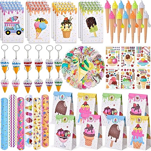 Tacobear 122Stk Eiscreme Mitgebsel Kindergeburtstag Mädchen mit Mini Notizbuch Stifte Schlüsselanhänger Schnapparmband Aufkleber Kinder Geschenktüten Sticker Eiscreme Party Give Aways Gastgeschenke Tacobear 122Stk Eiscreme Mitgebsel Kindergeburtstag Mädchen mit Mini Notizbuch Stifte Schlüsselanhänger Schnapparmband Aufkleber Kinder Geschenktüten Sticker Eiscreme Party Give Aways Gastgeschenke von Tacobear