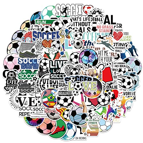 100 Stück Fußballverein Vinyl Aufkleber für Wasserflaschen,Tumbler,Gepäck,Skateboard,Stoßstange,Sammelalbum,Becher,Aufkleber Geschenk für Kinder,Teenager,Erwachsene 100 Stück Fußballverein Vinyl Aufkleber für Wasserflaschen,Tumbler,Gepäck,Skateboard,Stoßstange,Sammelalbum,Becher,Aufkleber Geschenk für Kinder,Teenager,Erwachsene von Tacomexi