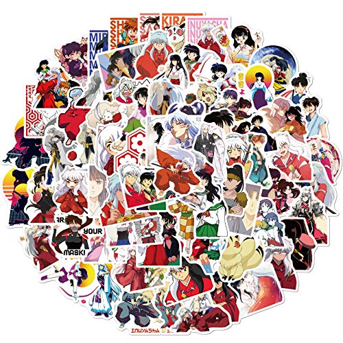 Inuyasha Sticker Pack 100pcs, Vinyl Aufkleber für Wasserflaschen Laptop Skateboard Notebook, Geschenk für Erwachsene Kinder Teens Inuyasha Sticker Pack 100pcs, Vinyl Aufkleber für Wasserflaschen Laptop Skateboard Notebook, Geschenk für Erwachsene Kinder Teens von Tacomexi