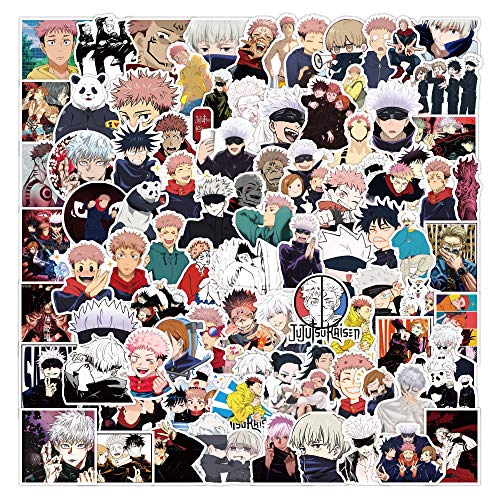 Jujutsu Kaisen Sticker Pack 100pcs, Vinyl Anime Sticker Decals für Wasserflaschen Laptop Skateboard Notebook, Geschenk für Erwachsene Kinder Teens Jujutsu Kaisen Sticker Pack 100pcs, Vinyl Anime Sticker Decals für Wasserflaschen Laptop Skateboard Notebook, Geschenk für Erwachsene Kinder Teens von Tacomexi