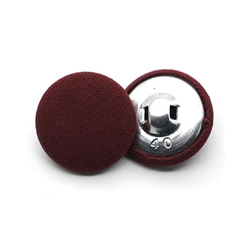 20 Stück Stoffbezogene runde Knöpfe für Hemden, Mäntel, Kleidung, Schaftrückseite, DIY-Nähzubehör,Farbe 1,18 mm 20 Stück Stoffbezogene runde Knöpfe für Hemden, Mäntel, Kleidung, Schaftrückseite, DIY-Nähzubehör,Farbe 1,18 mm von Taconey