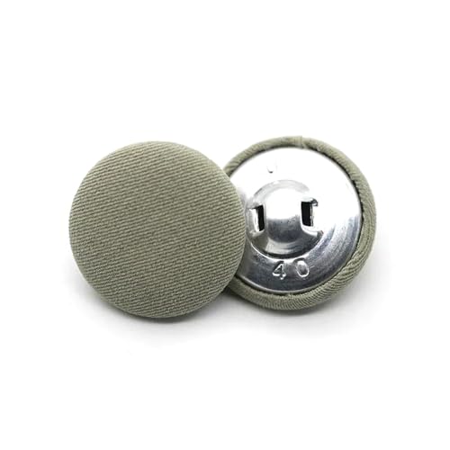 20 Stück Stoffbezogene runde Knöpfe für Hemden, Mäntel, Kleidung, Schaftrückseite, DIY-Nähzubehör,Farbe 12,20 mm 20 Stück Stoffbezogene runde Knöpfe für Hemden, Mäntel, Kleidung, Schaftrückseite, DIY-Nähzubehör,Farbe 12,20 mm von Taconey