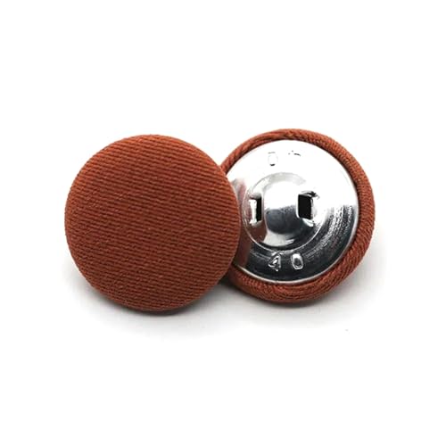 20 Stück Stoffbezogene runde Knöpfe für Hemden, Mäntel, Kleidung, Schaftrückseite, DIY-Nähzubehör,Farbe 4,11 mm 20 Stück Stoffbezogene runde Knöpfe für Hemden, Mäntel, Kleidung, Schaftrückseite, DIY-Nähzubehör,Farbe 4,11 mm von Taconey