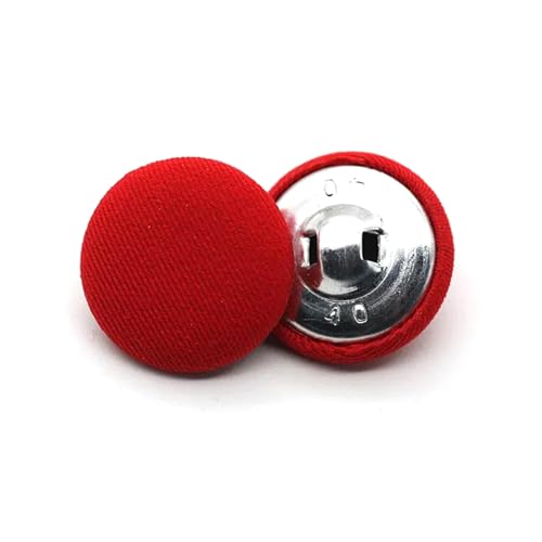 20 Stück Stoffbezogene runde Knöpfe für Hemden, Mäntel, Kleidung, Schaftrückseite, DIY-Nähzubehör,Farbe 6,25 mm 20 Stück Stoffbezogene runde Knöpfe für Hemden, Mäntel, Kleidung, Schaftrückseite, DIY-Nähzubehör,Farbe 6,25 mm von Taconey