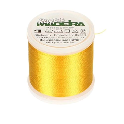 Tacony Corporation M9840-1068 Maschinenstickgarn, Rayon, 1068 Gelb, 2.79x2.79x3.3 cm Tacony Corporation M9840-1068 Maschinenstickgarn, Rayon, 1068 Gelb, 2.79x2.79x3.3 cm von Tacony Corporation