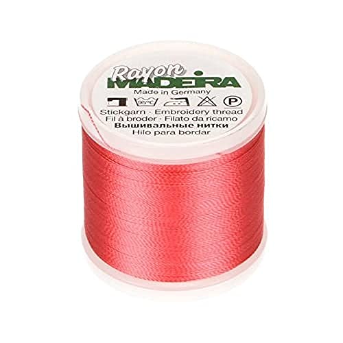 Tacony Corporation Madeira Rayon No.40 Maschinenstickgarn, 200 Meter Länge, #1107 Rosa Tacony Corporation Madeira Rayon No.40 Maschinenstickgarn, 200 Meter Länge, #1107 Rosa von Tacony Corporation