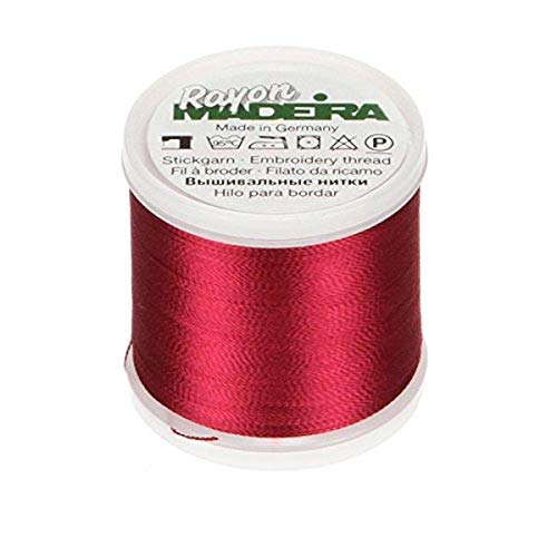 Tacony Corporation M9840-1183 Maschinenstickgarn, acryl, 1183 Rot, 2.79x2.79x3.3 cm, 200 von Tacony Corporation