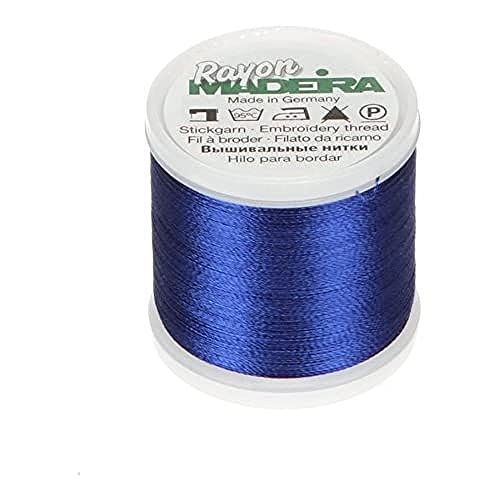 Tacony Corporation Madeira Rayon No.40 Maschinenstickgarn, 200 Meter Länge, #1166 Blau Tacony Corporation Madeira Rayon No.40 Maschinenstickgarn, 200 Meter Länge, #1166 Blau von Tacony Corporation